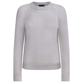 Dondup Girocollo Strik, Metallic Grey 